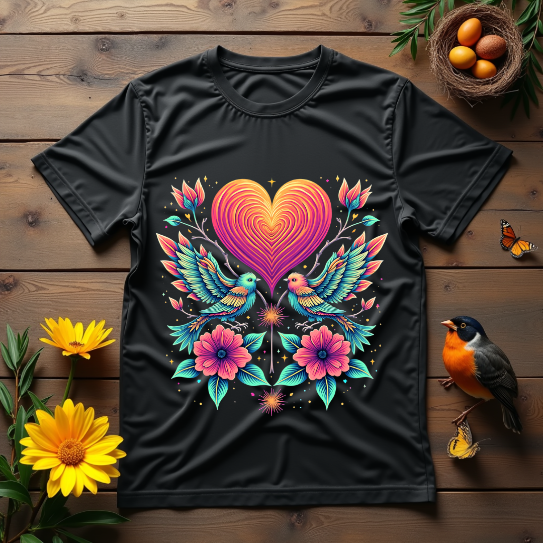Love Dance birds Softstyle T-Shirt