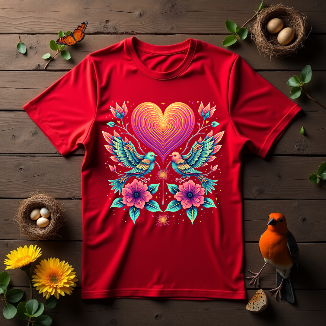 Love Dance birds Softstyle T-Shirt