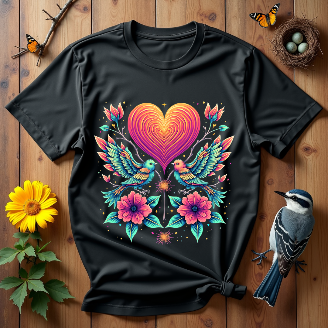 Love Dance birds Softstyle T-Shirt