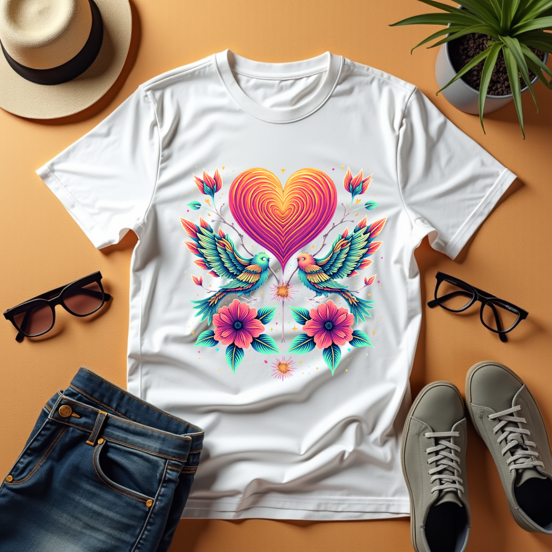 Love Dance birds Softstyle T-Shirt