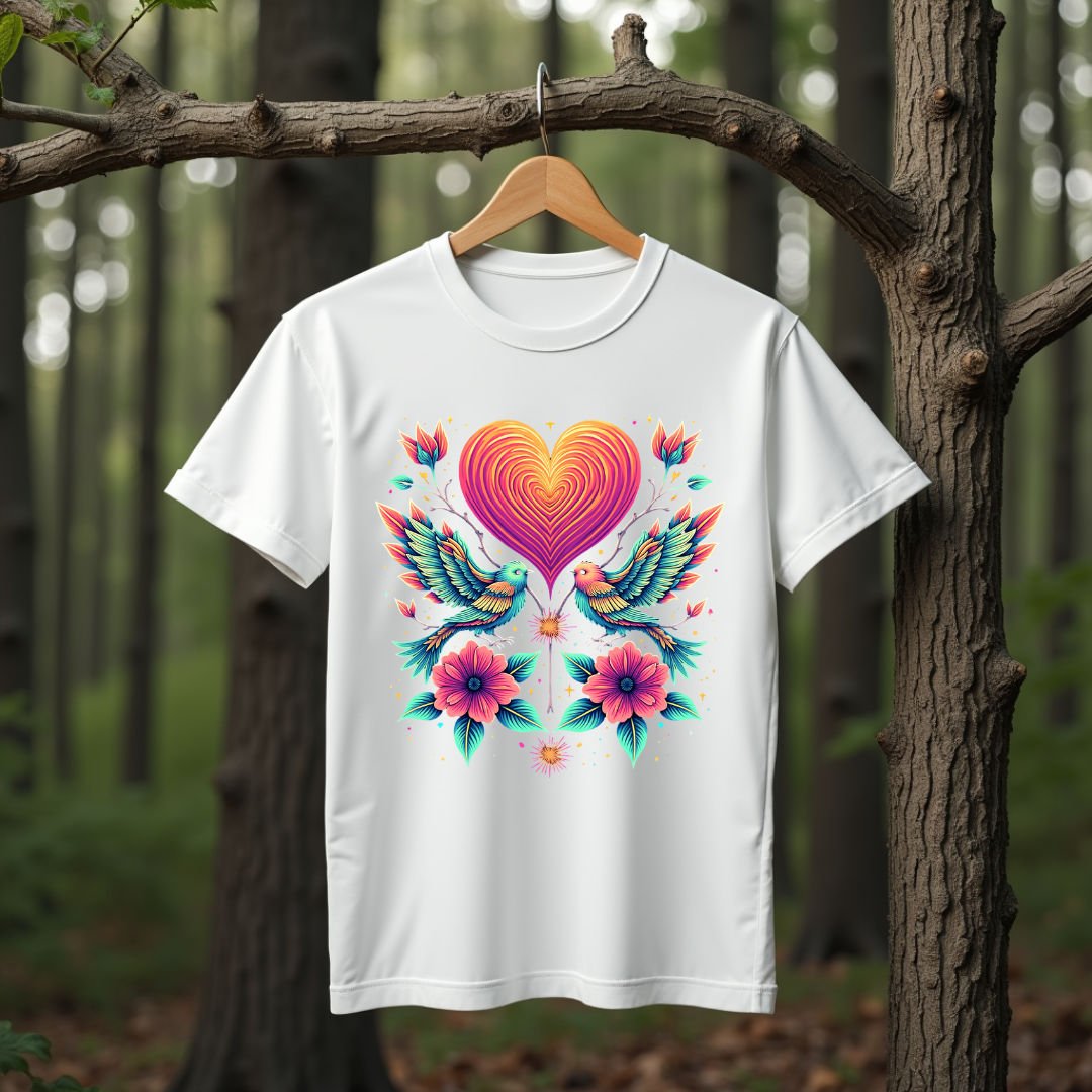 Love Dance birds Softstyle T-Shirt