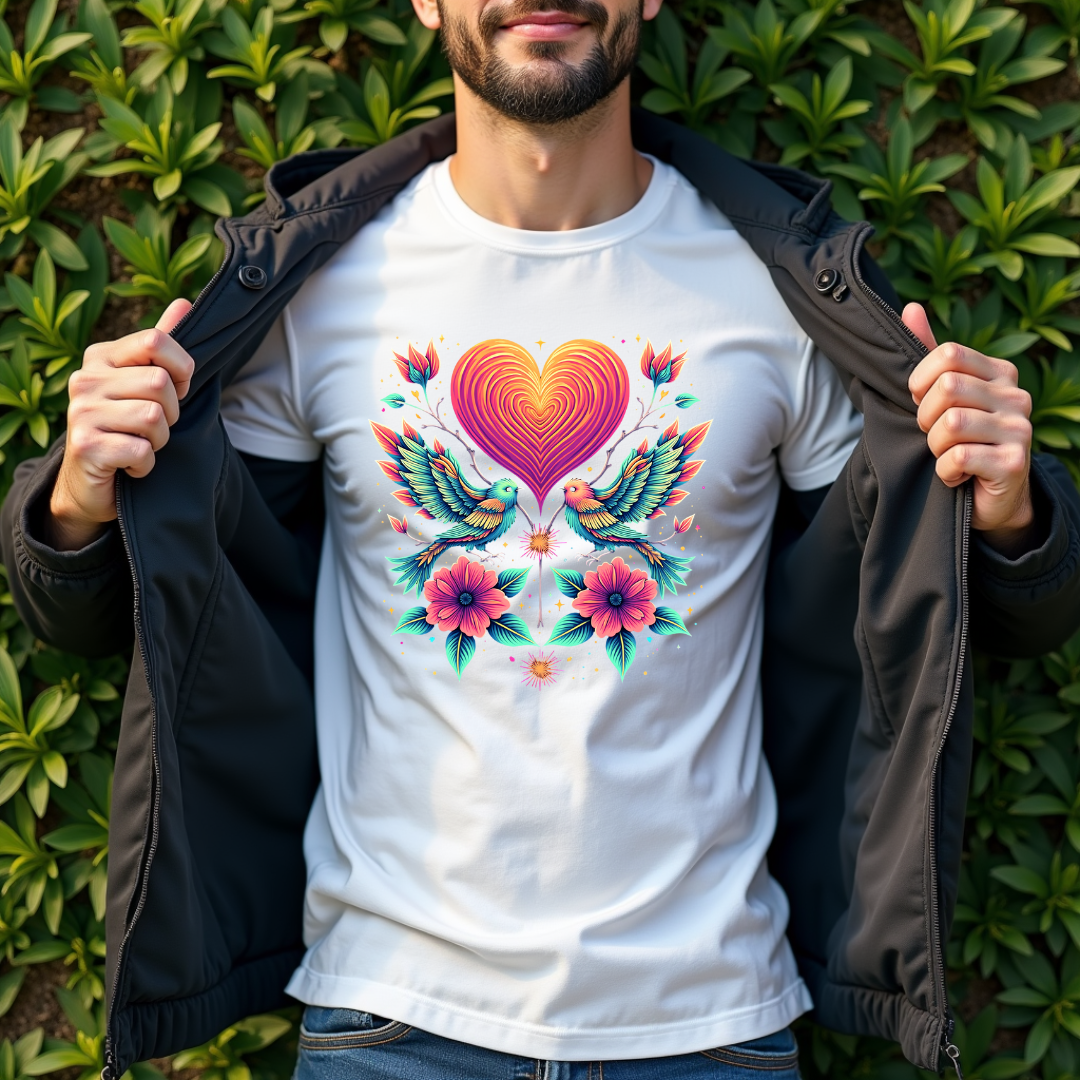 Love Dance birds Softstyle T-Shirt