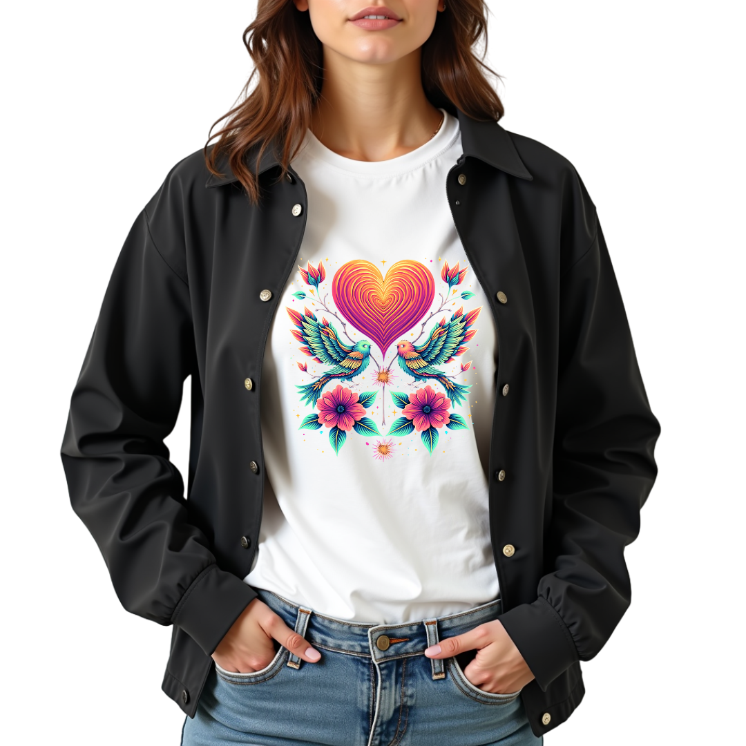 Love Dance birds Softstyle T-Shirt