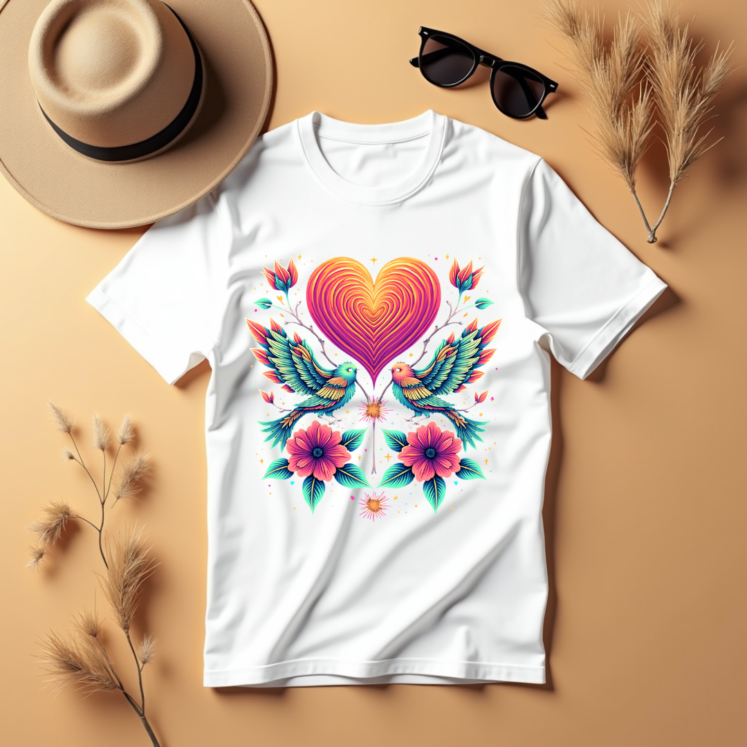 Love Dance birds Softstyle T-Shirt