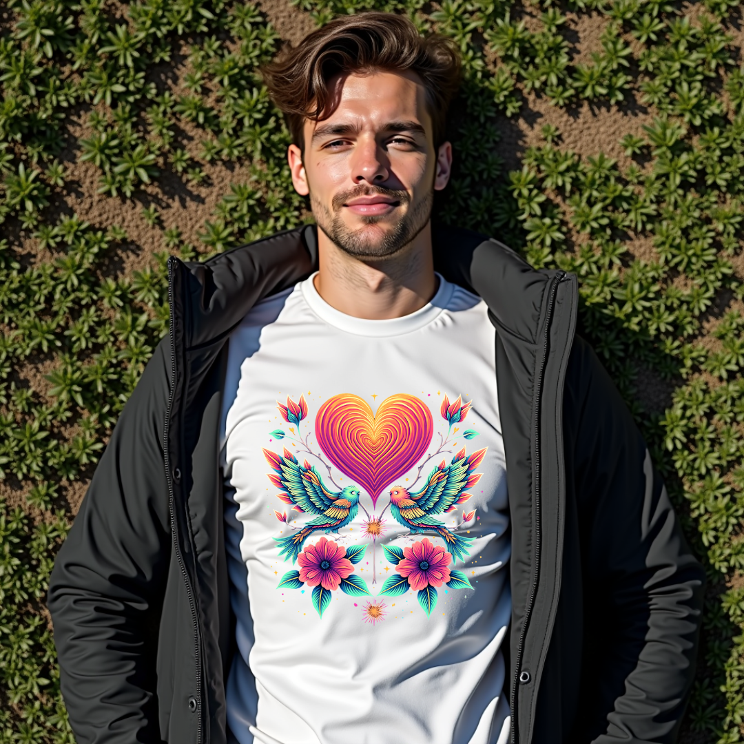 Love Dance birds Softstyle T-Shirt