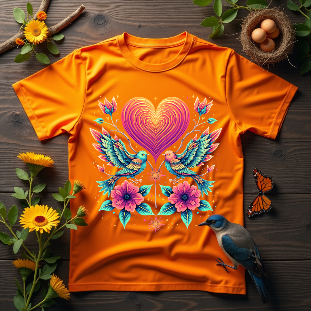 Love Dance birds Softstyle T-Shirt