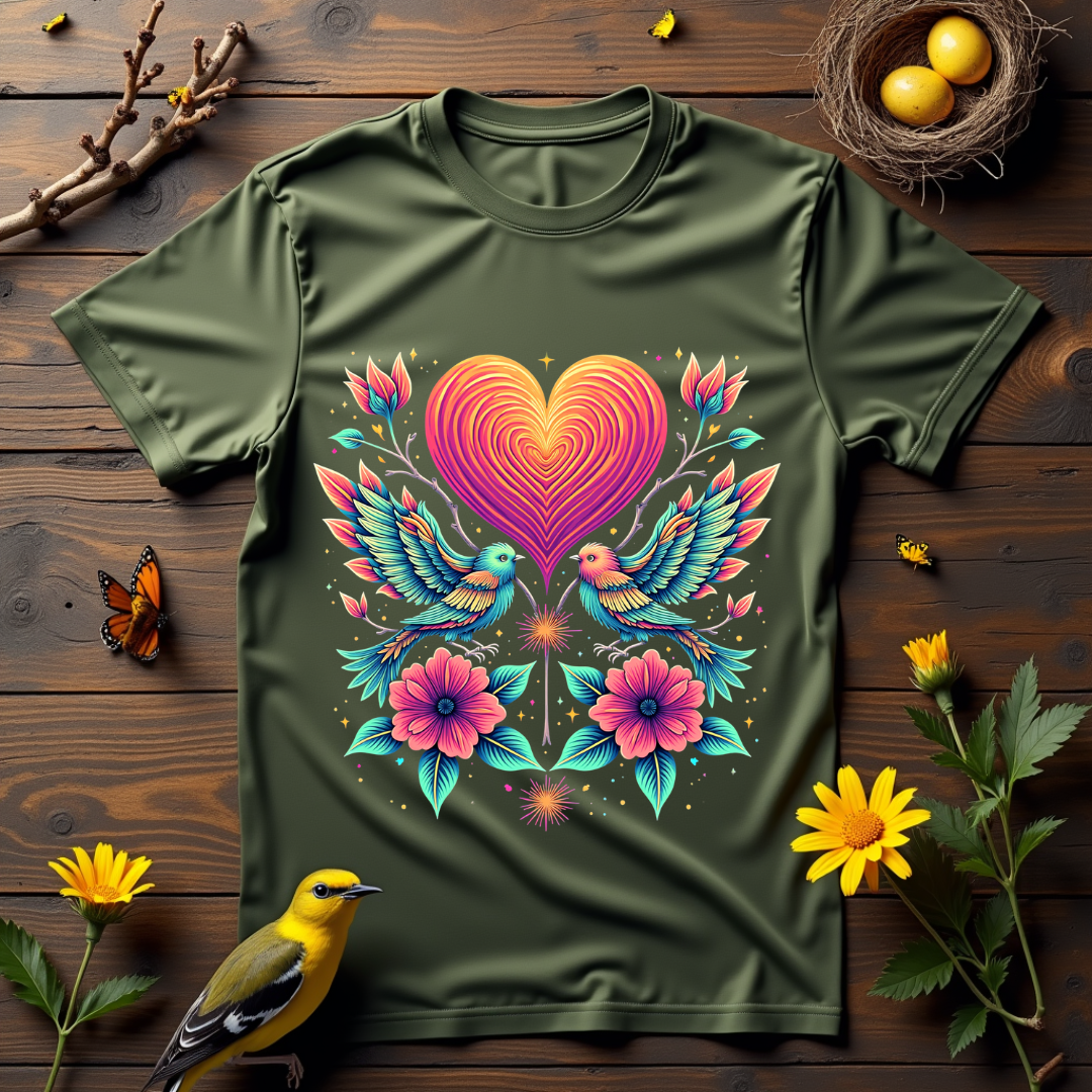 Love Dance birds Softstyle T-Shirt