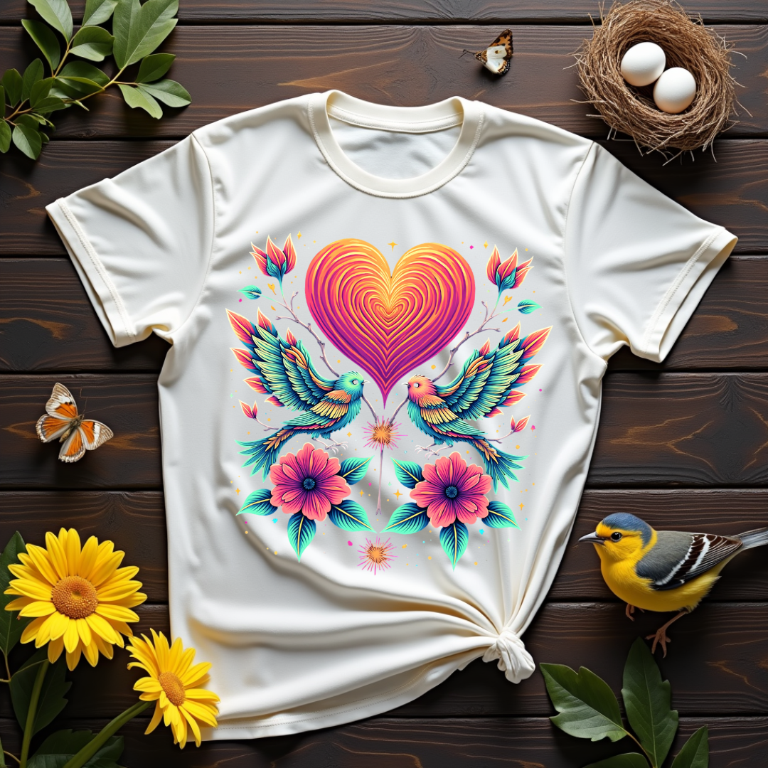 Love Dance birds Softstyle T-Shirt