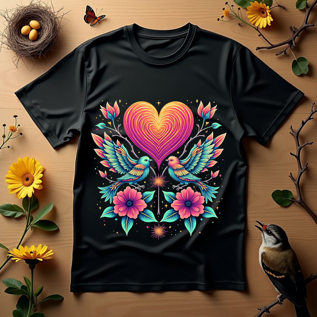 Love Dance birds Softstyle T-Shirt