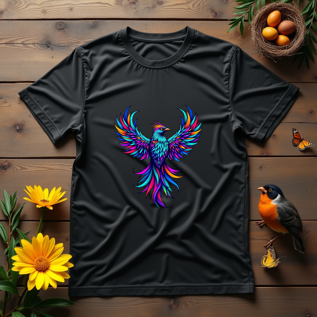 Bird adorned with swirling patterns Softstyle T-Shirt – Birds Lover's