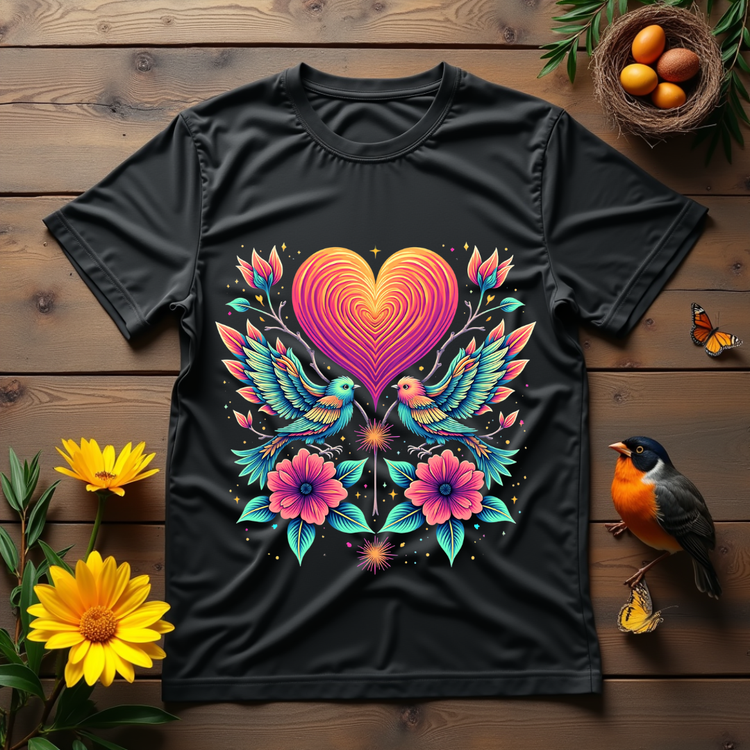 Love Dance birds   Softstyle T-Shirt