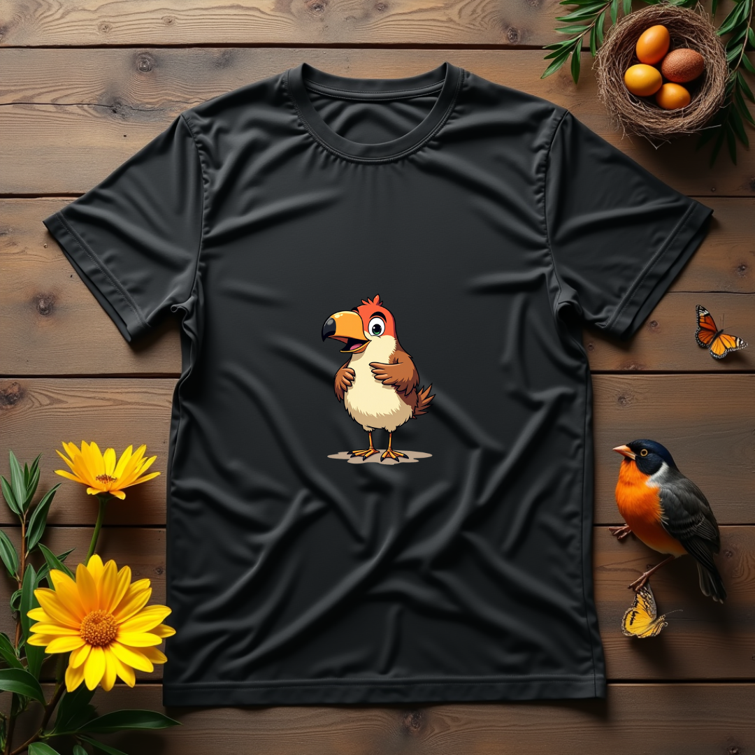 Curious Bird Graphic Softstyle T-Shirt