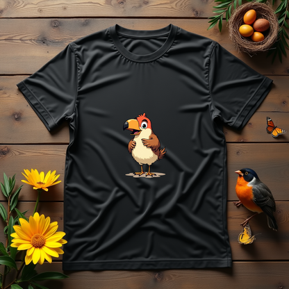 Curious Bird Graphic Softstyle T-Shirt