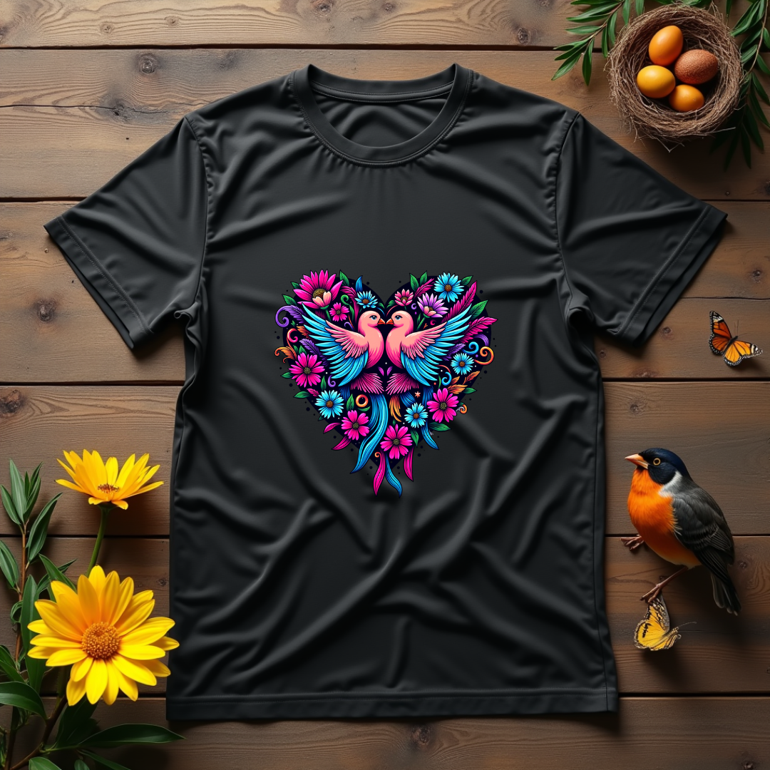 Love Birds Softstyle T-Shirt – Birds Lover's