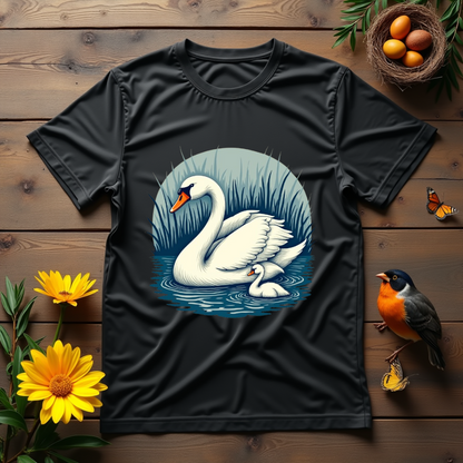 Cozy Swan Graphic Softstyle T-Shirt