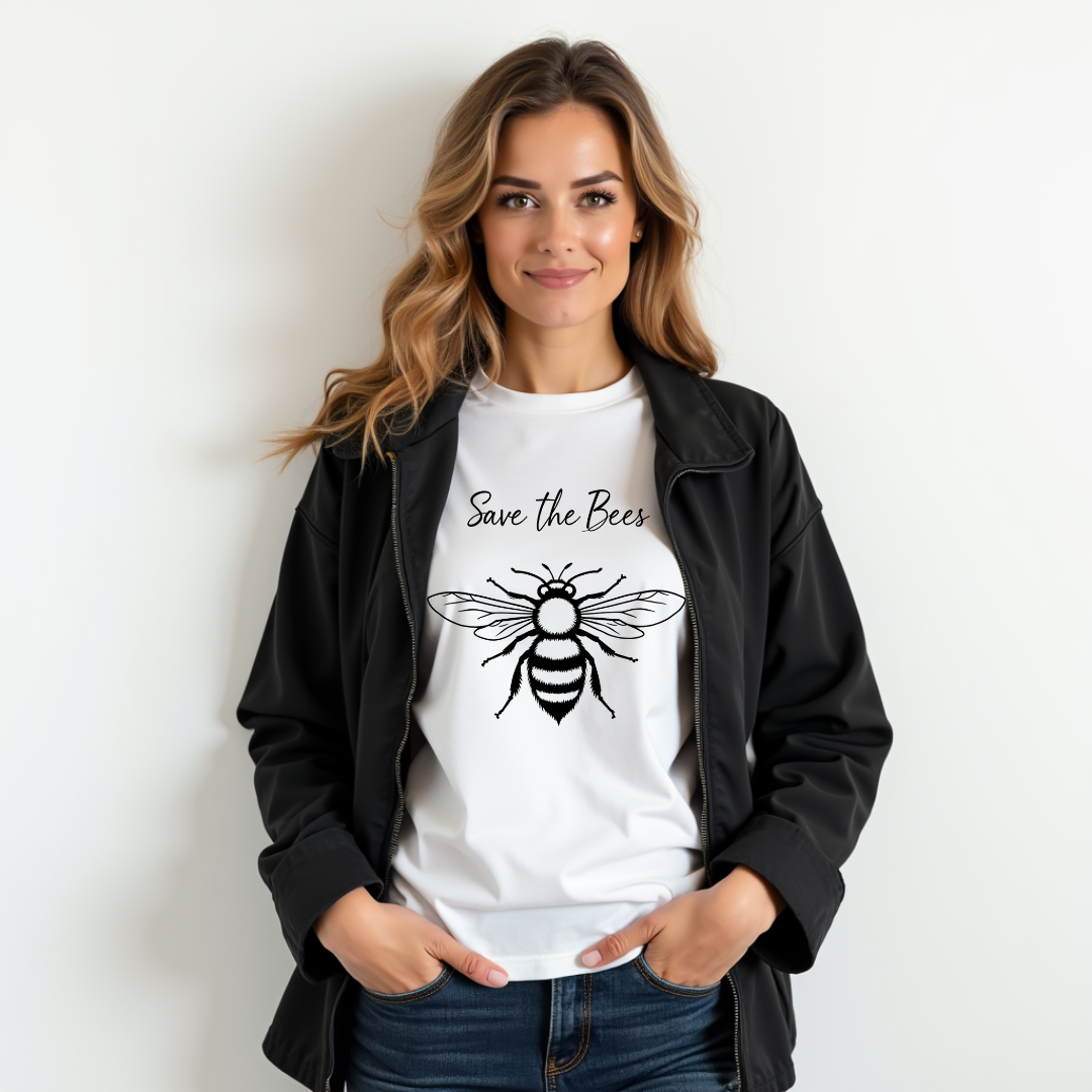 Elegant Bee Graphic Softstyle T-Shirt