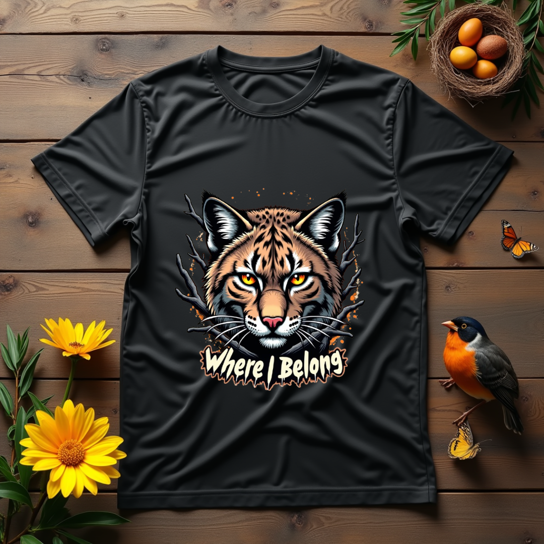 Wild Spirit Graphic Softstyle T-Shirt- Cat Lovers