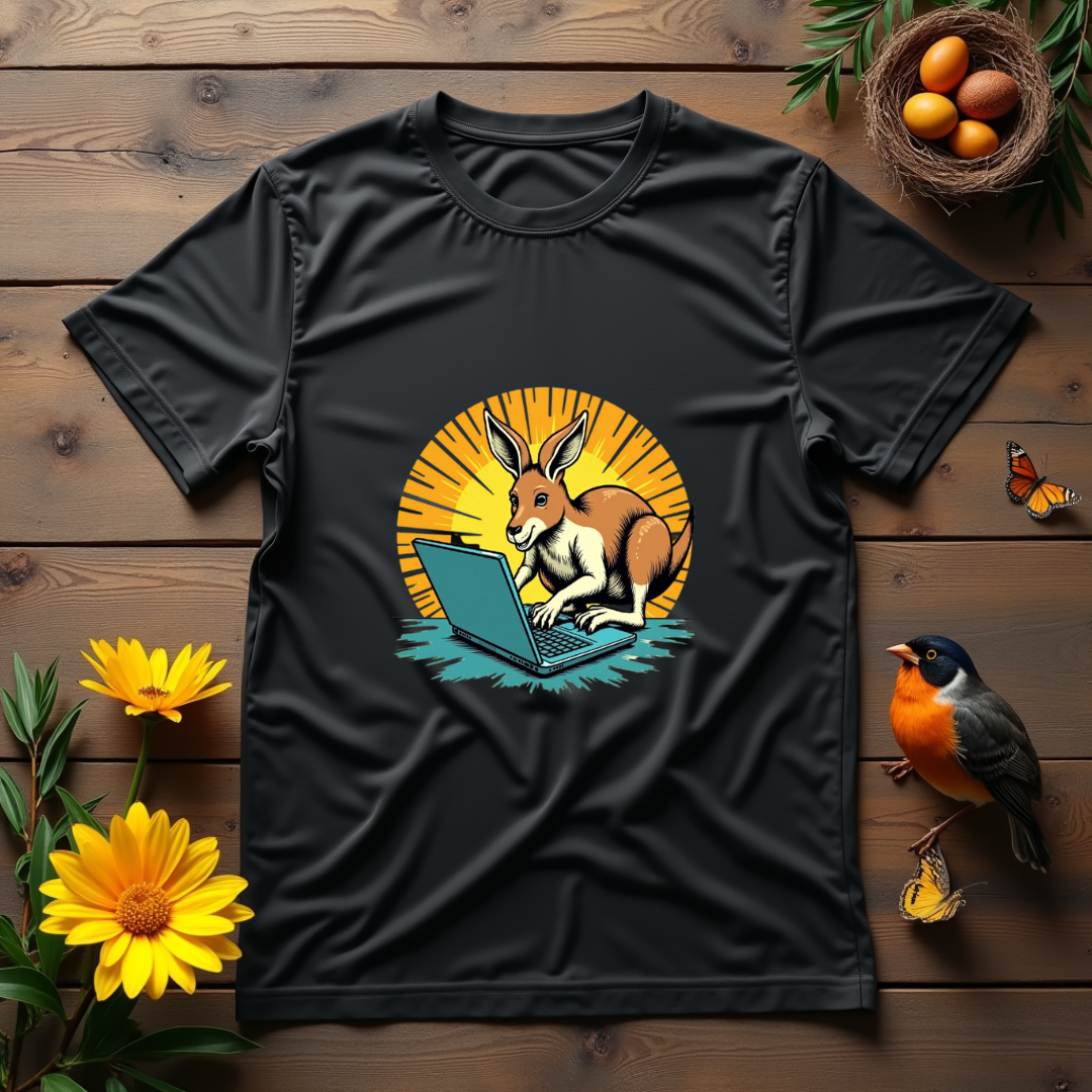 Kangaroo Hustle Graphic Softstyle T-Shirt