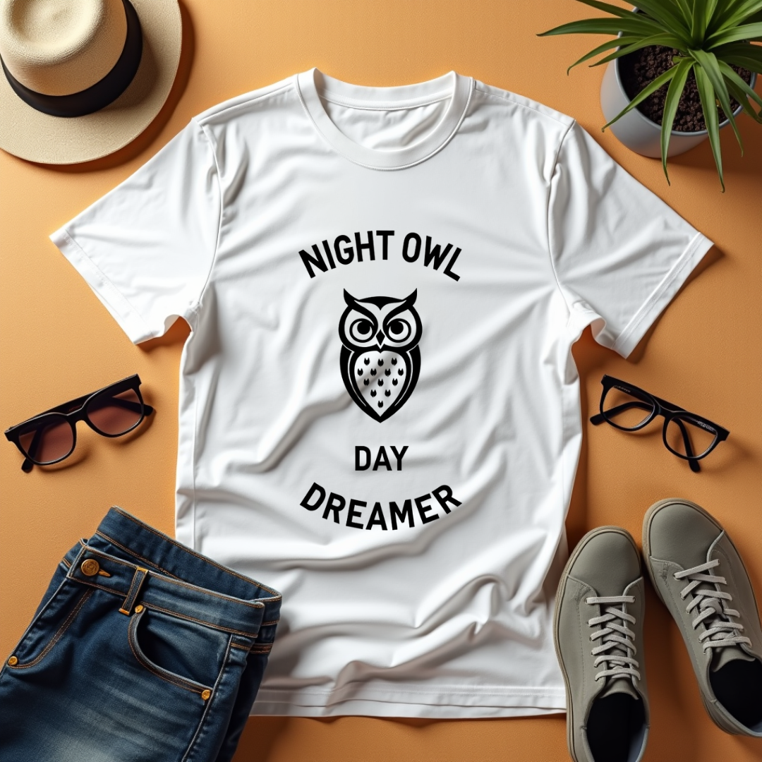 Night Owl Graphic Softstyle T-Shirt