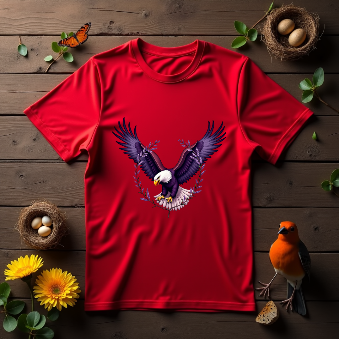 Botanical Eagle Graphic Softstyle T-Shirt