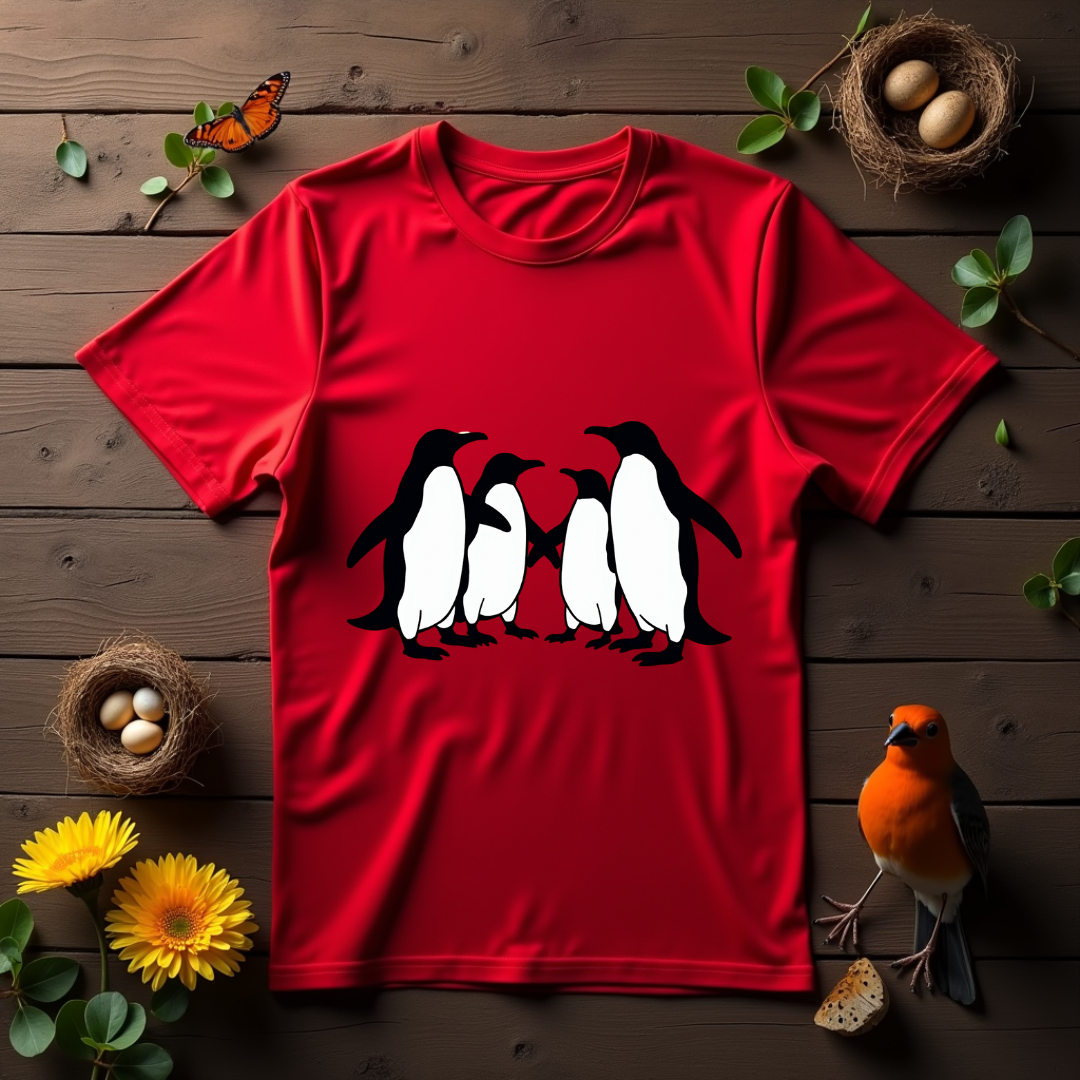 Dance Penguins Graphic Softstyle T-Shirt