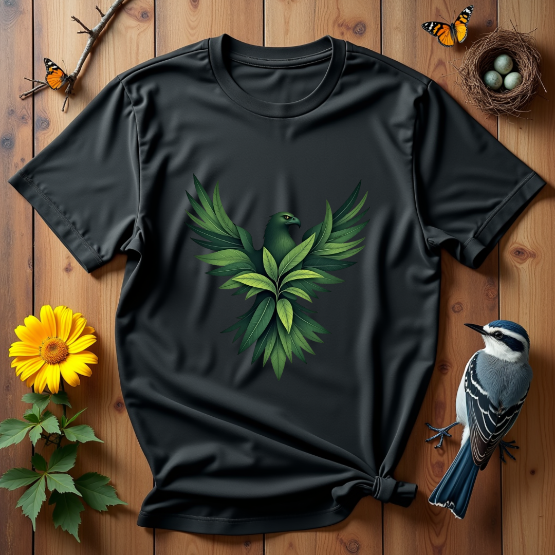 Leafy Eagle Softstyle T-Shirt