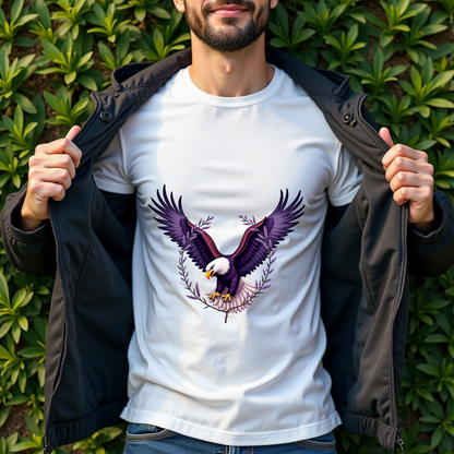 Botanical Eagle Graphic Softstyle T-Shirt