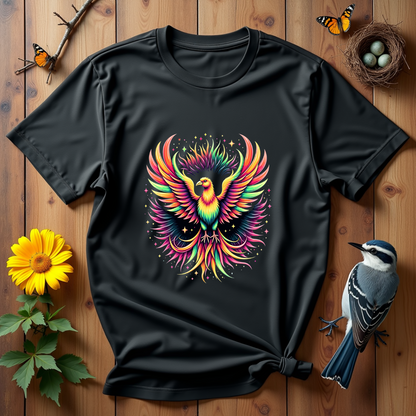 Psychedelic Motion Bird Softstyle T-Shirt