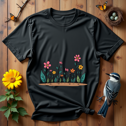 Flowers dance in bright colors  Softstyle T-Shirt