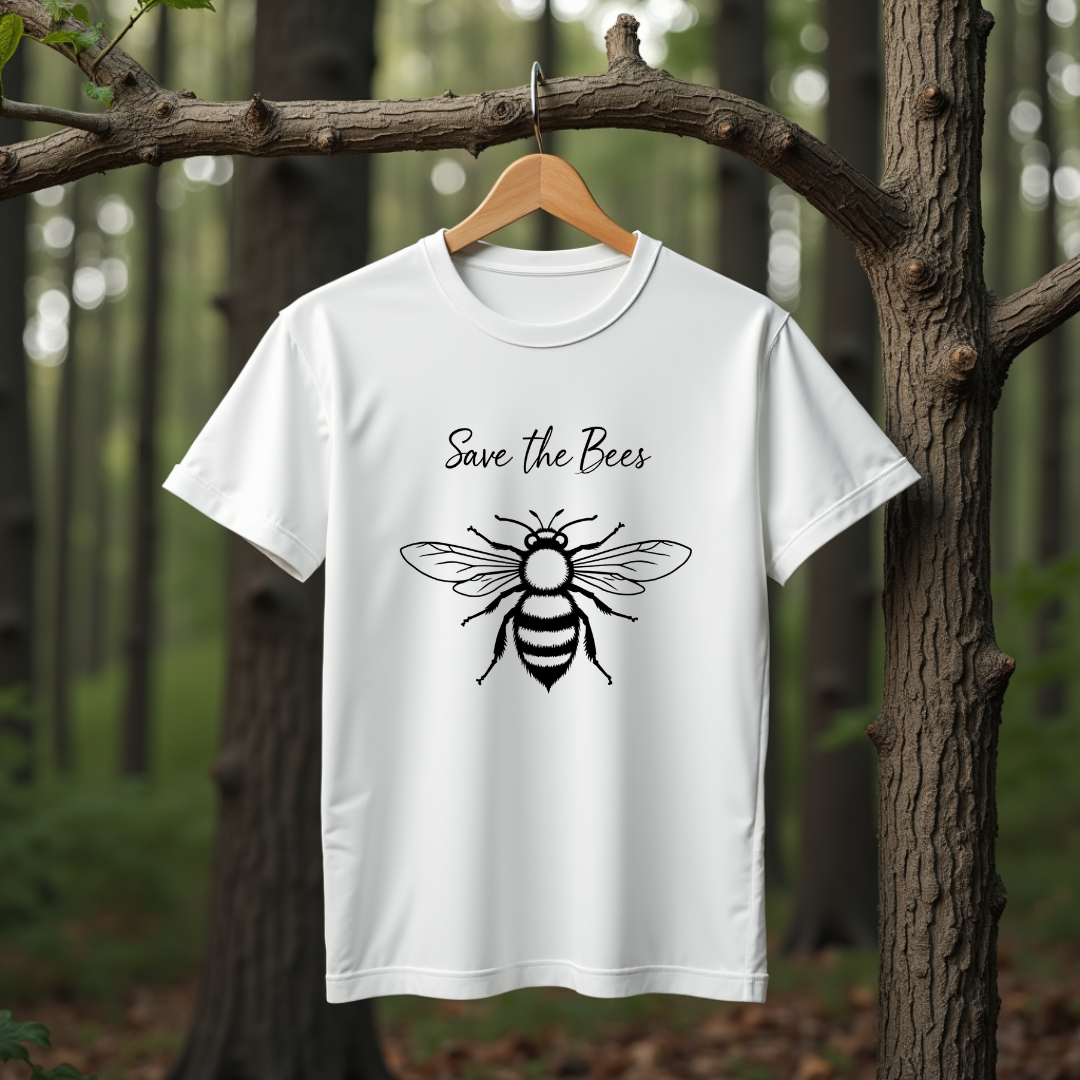 Elegant Bee Graphic Softstyle T-Shirt