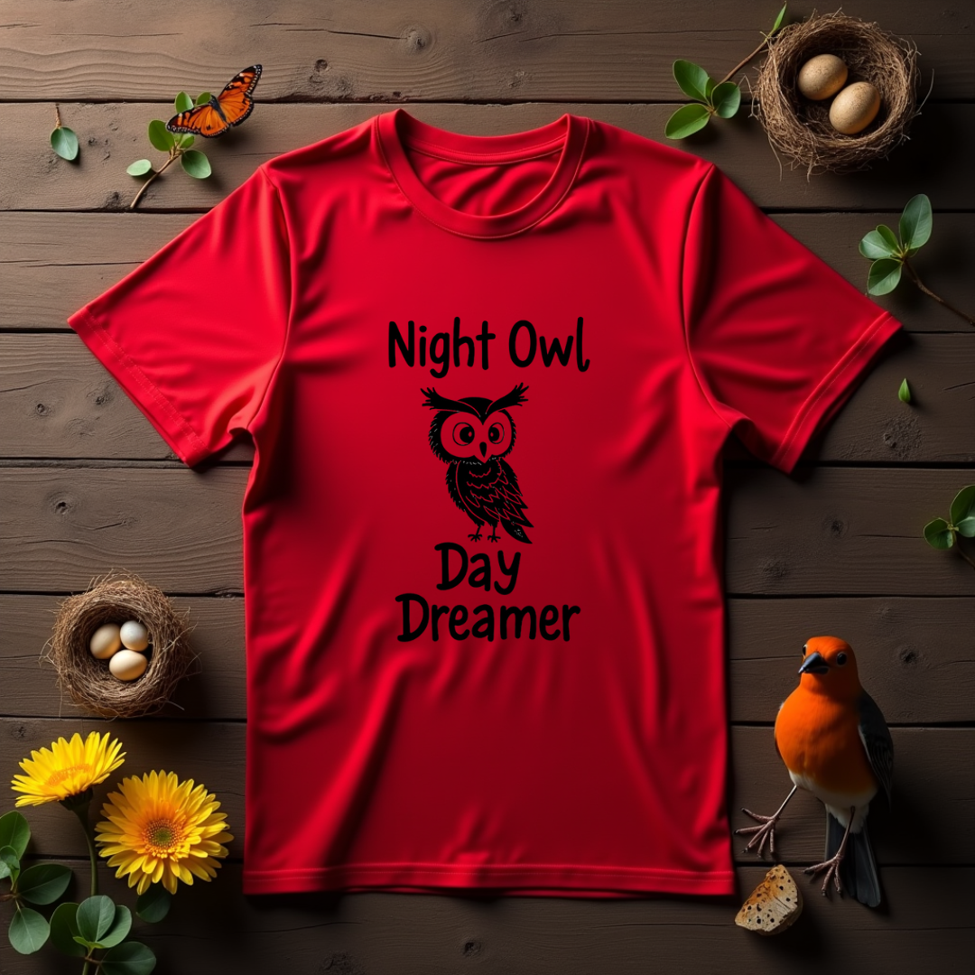 Night Owl Graphic Softstyle T-Shirt