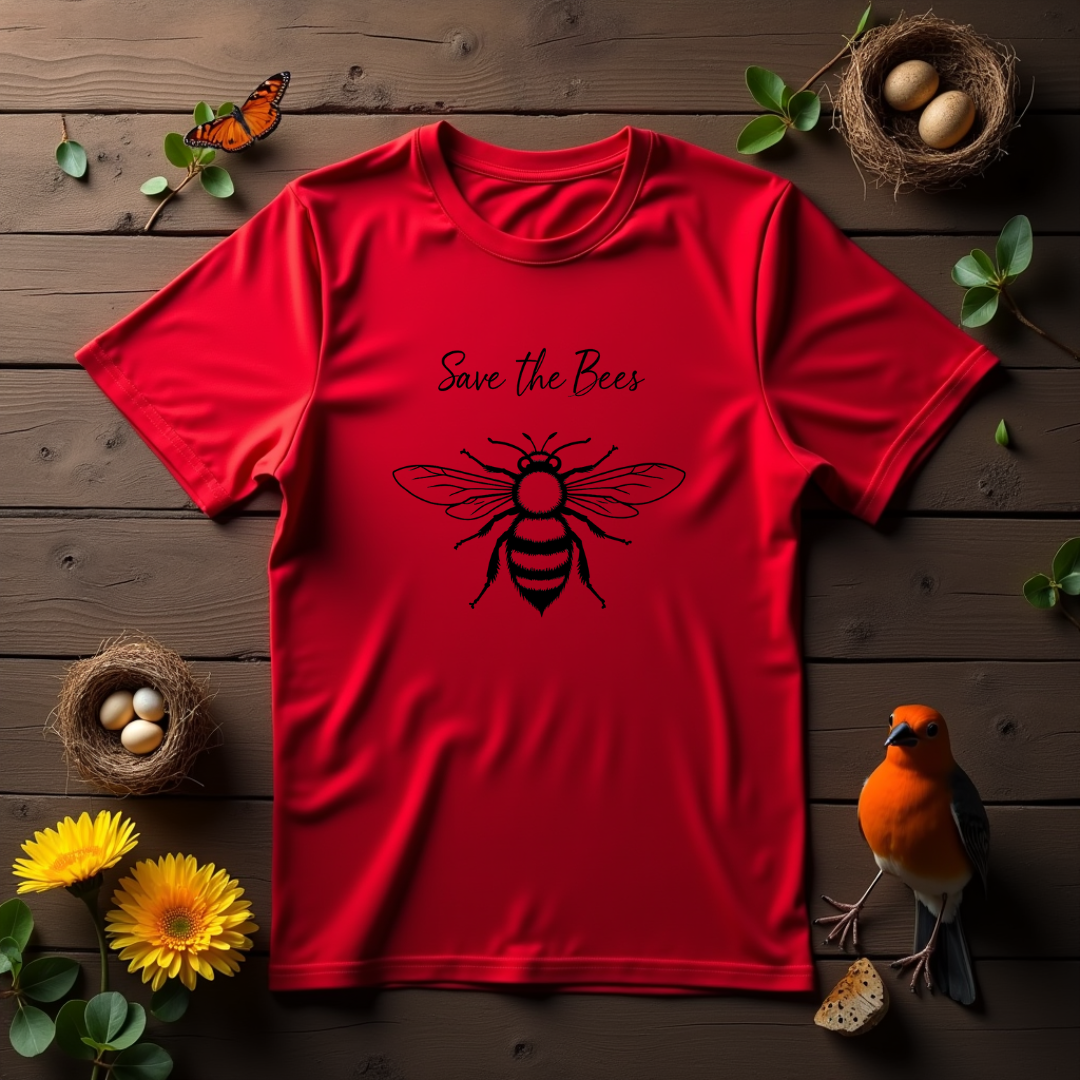 Elegant Bee Graphic Softstyle T-Shirt