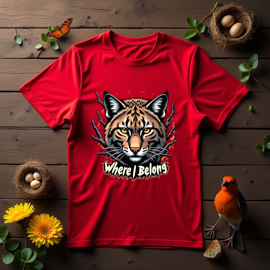 Wild Spirit Graphic Softstyle T-Shirt- Cat Lovers