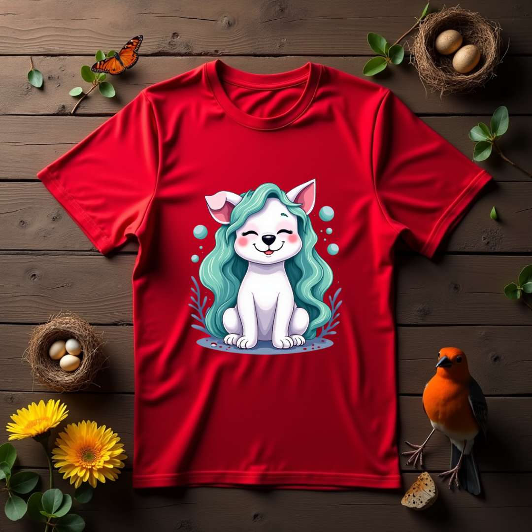 Mermaid Pooch Graphic Softstyle T-Shirt