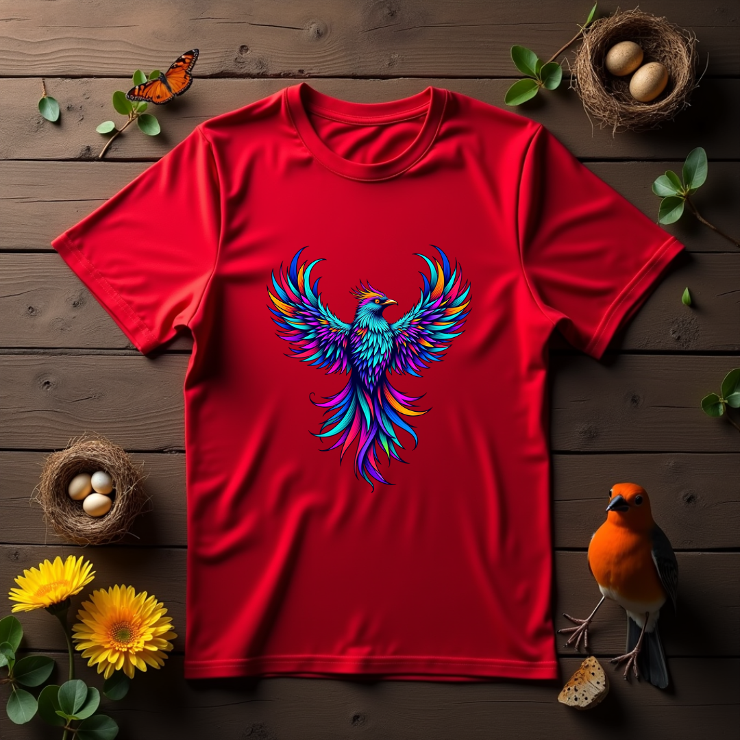 Bird adorned with swirling patterns Softstyle T-Shirt – Birds Lover's