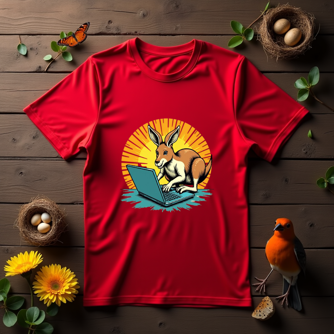 Kangaroo Hustle Graphic Softstyle T-Shirt