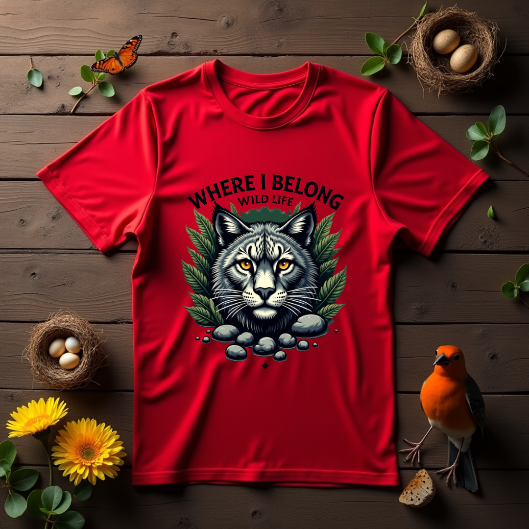 Wild Spirit Graphic Softstyle T-Shirt- Cat Lovers