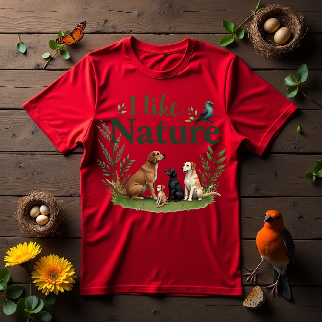 Typography Meets Nature Softstyle T-Shirt –