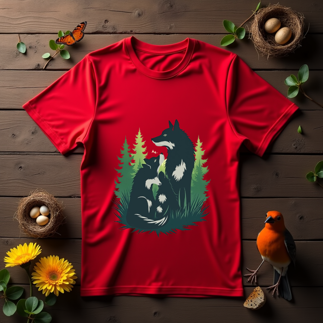 Wolf Nature Graphic Softstyle T-Shirt