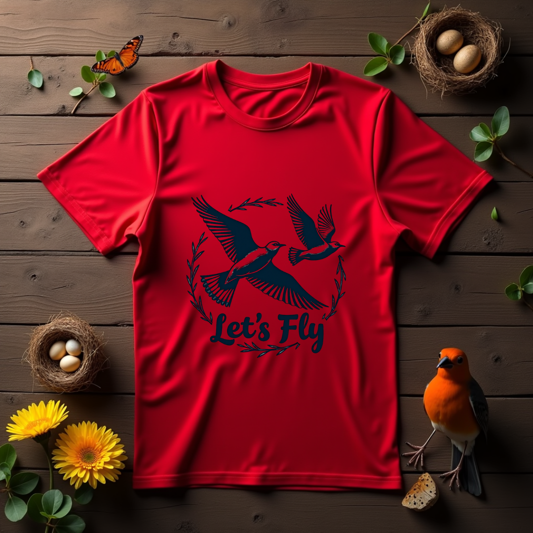 Let's Fly birds Softstyle T-Shirt