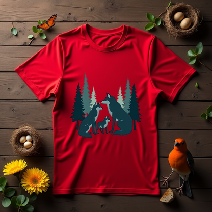 Serene Wolves Graphic Softstyle T-Shirt