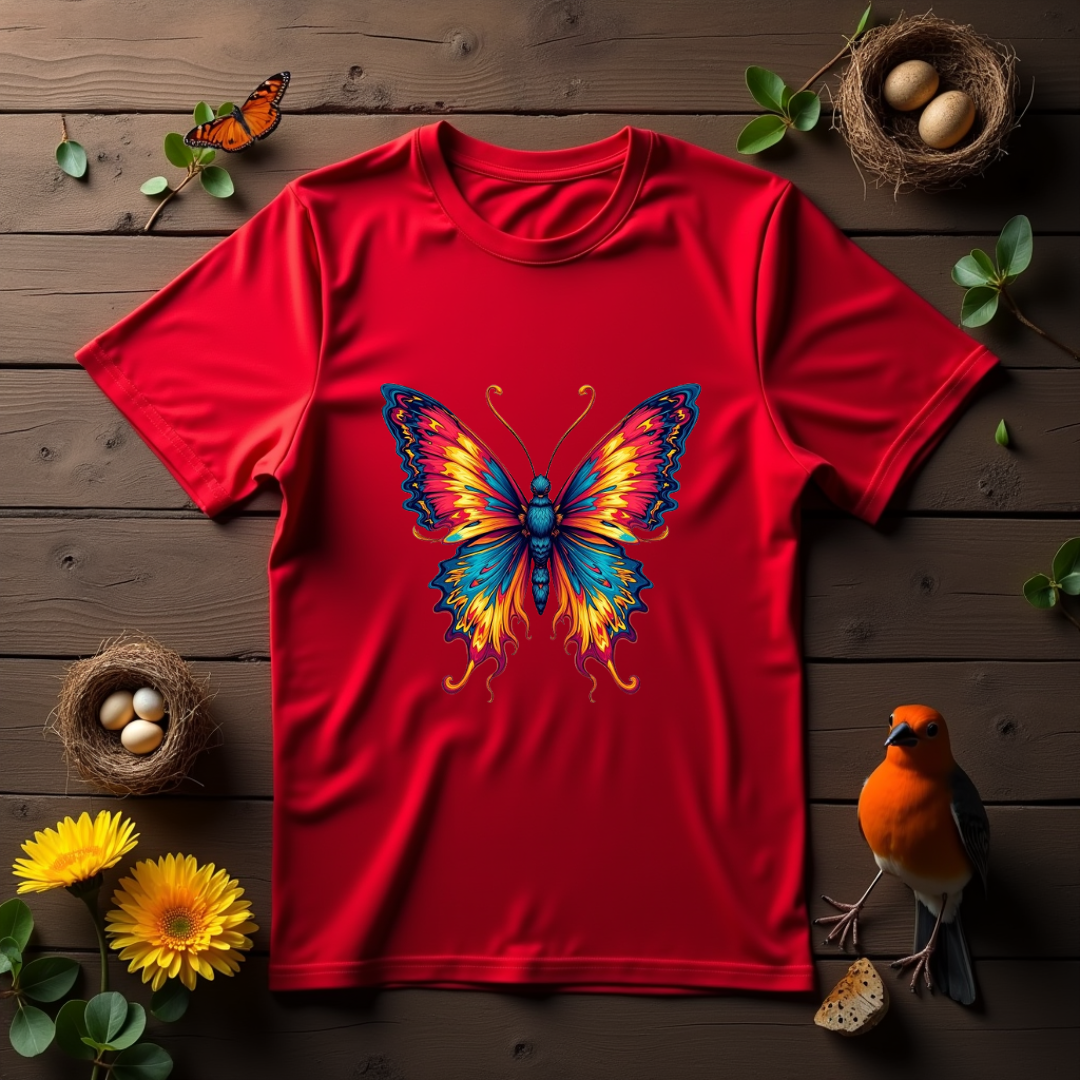 Vibrant colors Butterfly Softstyle T-Shirt