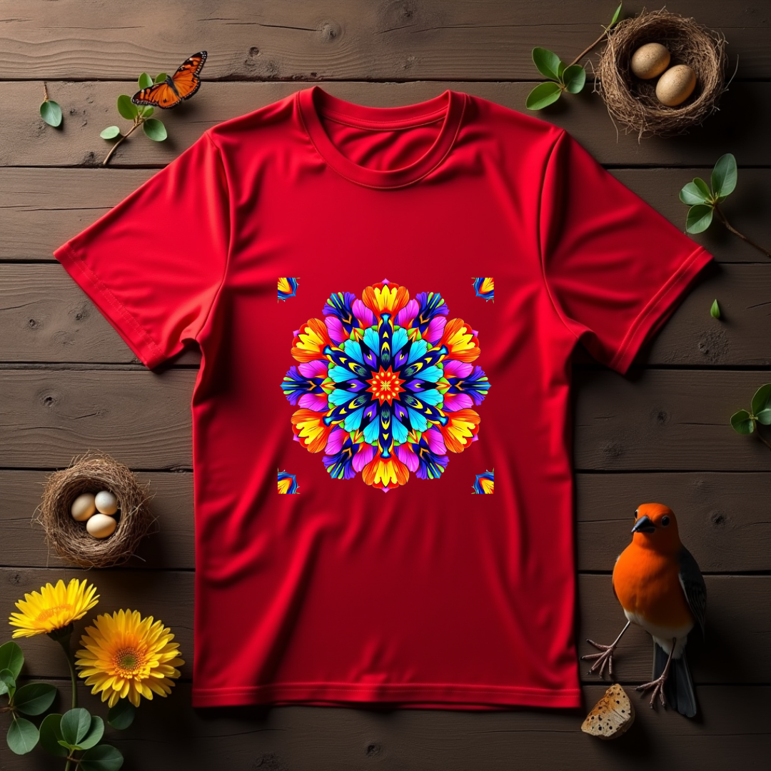 Psychedelic Harmony Graphic Softstyle T-Shirt