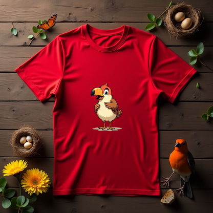 Curious Bird Graphic Softstyle T-Shirt