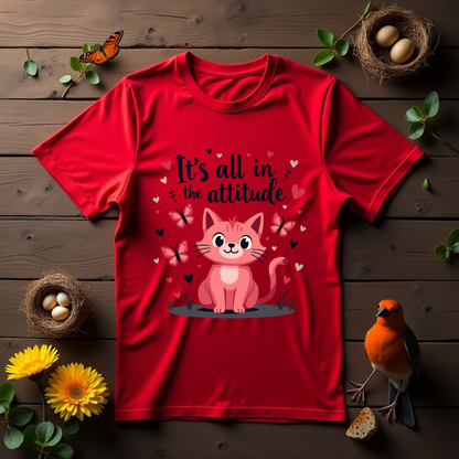 Attitude Cat Softstyle T-Shirt –