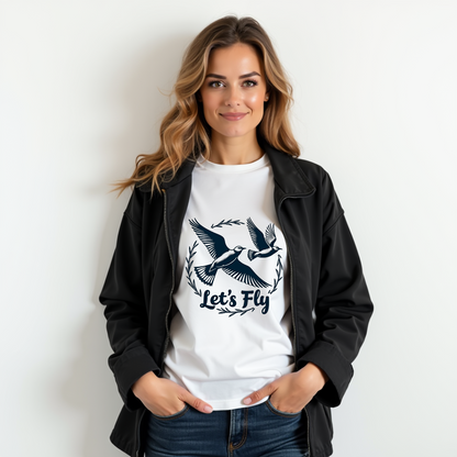 Let's Fly birds Softstyle T-Shirt