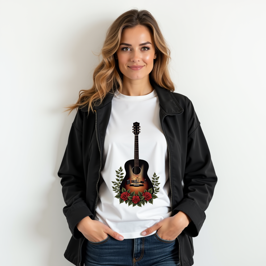 Guitar Roses Softstyle T-Shirt –