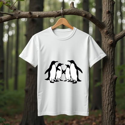 Dance Penguins Graphic Softstyle T-Shirt