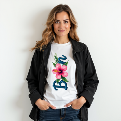 Tropical Born Flower Softstyle T-Shirt –