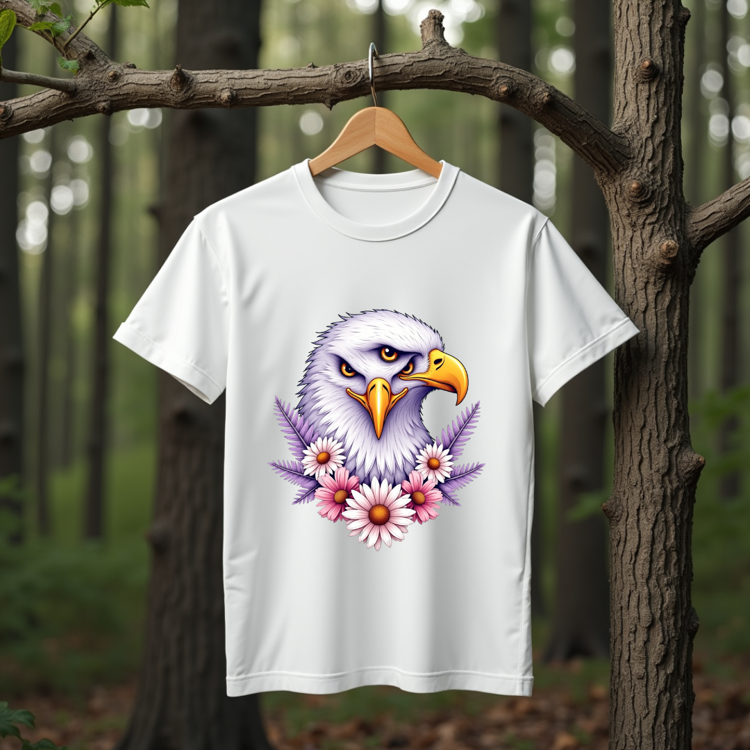 Eeagle heads Graphic Unisex Softstyle T-Shirt – Nature Lover's Apparel